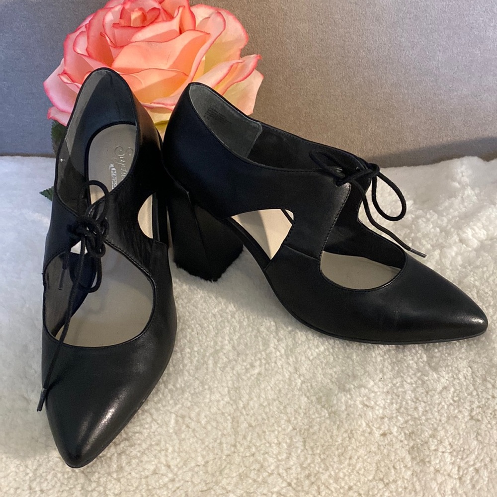 SEYCHELLES heeled shoes for women size 8.5 black color